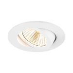 SLV New Tria 68 Spot Aluminium Valkoinen 8.3W 750lm 38D - 930 Ciepła Biel | Aukko 68mm -  Najlepsze Renderowanie Kolorów - Ściemnianie 