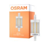 Osram LED R7s 78mm Przezroczysty 7.3W 806lm - 827 Bardzo Ciepła Biel | Zamienne 60W