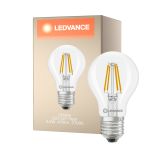 Ledvance Classic LED E27 Gruszka Włókno Przezroczysty 3.4W 470lm - 827 Bardzo Ciepła Biel | Ściemnianie - Zamienne 40W