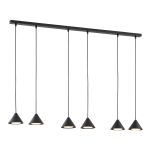 Emibig Lampa Wisząca Elit Stal Czarny | Nadaje Się Do 6x GX53 - Max 12W