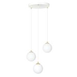 Emibig Lampa Wisząca Royal Stal Valkoinen | Nadaje Się Do 3x E14 - Max 10W