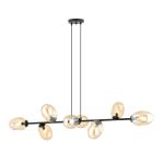 Emibig Lampa Wisząca Pandora Stal Czarny | Nadaje Się Do 8x E14 - Max 10W