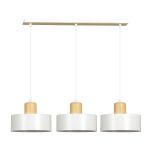 Emibig Lampa Wisząca Torin Stal Valkoinen | Nadaje Się Do 3x E27 - Max 15W