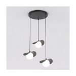 Emibig Lampa Wisząca Ritual Stal Czarny | Nadaje Się Do 3x G9 - Max 8W