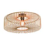 Good&Mojo Lampa sufitowa Bromo Bambus Brązowy L | Nadaje Się Do 1x E27 