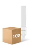 Opakowanie 10x Noxion Lucent PL-S LED 4.3W - 840 Zimna Biel | 2-Piny - Zamienne 9W