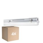 Opakowanie 4x Ledvance LED Paroizolacja Mieszkaniowy MT Gen 3 IP65 | Nadaje Się Do 1x120cm Rura LED