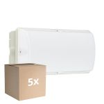 Opakowanie 5x Philips LED Bezpieczeństwo Ledinaire WL055V Valkoinen 6W 600lm - 830 Ciepła Biel | 374x150mm - IP65 - Czujnik Ruchu
