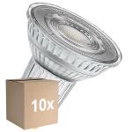 Opakowanie 10x Ledvance LED Spot GU10 PAR16 6.1W 575lm 60D - 940 Zimna Biel | Najlepsze Renderowanie Kolorów - Ściemnianie - Zamienne 80W