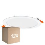 Opakowanie 12x Osram LED Downlight Recess Slim Valkoinen 22W 2000lm 110D - 840 Zimna Biel| Aukko 200mm - IP20