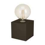 Eglo Lampa Stołowa Prestwick 2 Stal Bronze | IP20 - Nadaje Się Do 1x E27 