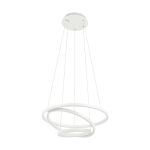 Eglo Lampa Wisząca Lobinero-Z Aluminium Stal Valkoinen 40W 6100lm - 830-865 Przestrajalny Valkoinen | IP20 - Zigbee Ściemnianie