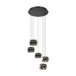 Eglo Lampa Wisząca Hortunas Stal Czarny 5.8W 690lm - 830 Ciepła Biel | IP20 - Ściemnianie 