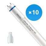 Opakowanie 10x Philips Rura LED T8 MASTER (EM/Mains) High Output 18.2W 2900lm - 830 Ciepła Biel | 150cm - Zamienne 58W