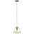 Brilliant Kaizen Lampa Wisząca Szkło Lampa Wisząca Metal Czarny Beige | 250mm - Nadaje Się Do 1x E27