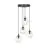 Emibig Lampa Wisząca Cosmo Stal Czarny | Nadaje Się Do 4x E14 - Max 10W