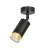 Emibig Lampa sufitowa Hiro Stal Czarny | Nadaje Się Do 1x GU10 - Max 10W