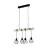 Eglo Lampa Wisząca Townshend 5 Stal Drewno Czarny | IP20 - Nadaje Się Do 4x E27 