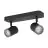 Eglo Lampa sufitowa Consuma 1 Stal Czarny | IP44 - Nadaje Się Do 2x GU10 
