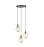 Emibig Lampa Wisząca Astral Stal Czarny | Nadaje Się Do 3x E14 - Max 10W