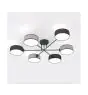 Emibig Lampa sufitowa Maga Stal Czarny | Nadaje Się Do 6x E14 - Max 10W