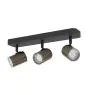 Eglo Lampa sufitowa Consuma 1 Stal Brąz Czarny | IP44 - Nadaje Się Do 3x GU10 