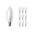 Opakowanie 10x Philips Corepro LED Świeca E14 Matowy 2.8W 250lm - 827 Bardzo Ciepła Biel | Zamienne 25W