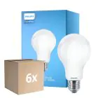 Opakowanie 6x Philips Corepro LED Żarówka E27 Gruszka Matowy 17.5W 2452lm - 840 Zimna Biel | Zamienne 150W