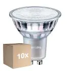 Opakowanie 10x Philips MASTER Value LED Spot GU10 PAR16 3.7W 370lm 60D - 940 Zimna Biel | Najlepsze Renderowanie Kolorów - Ściemnianie - Zamienne 50W