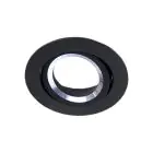 Noxion Wpuszczany Spot Drome MR16 uchylny Czarny | Aukko 69mm - GU10 Trzonek